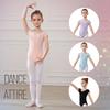 Ballett-Trikots für Kinder Mädchen Kurzarm Baumwolle Ballett-Kostüm Tanzkleidung Turnanzug