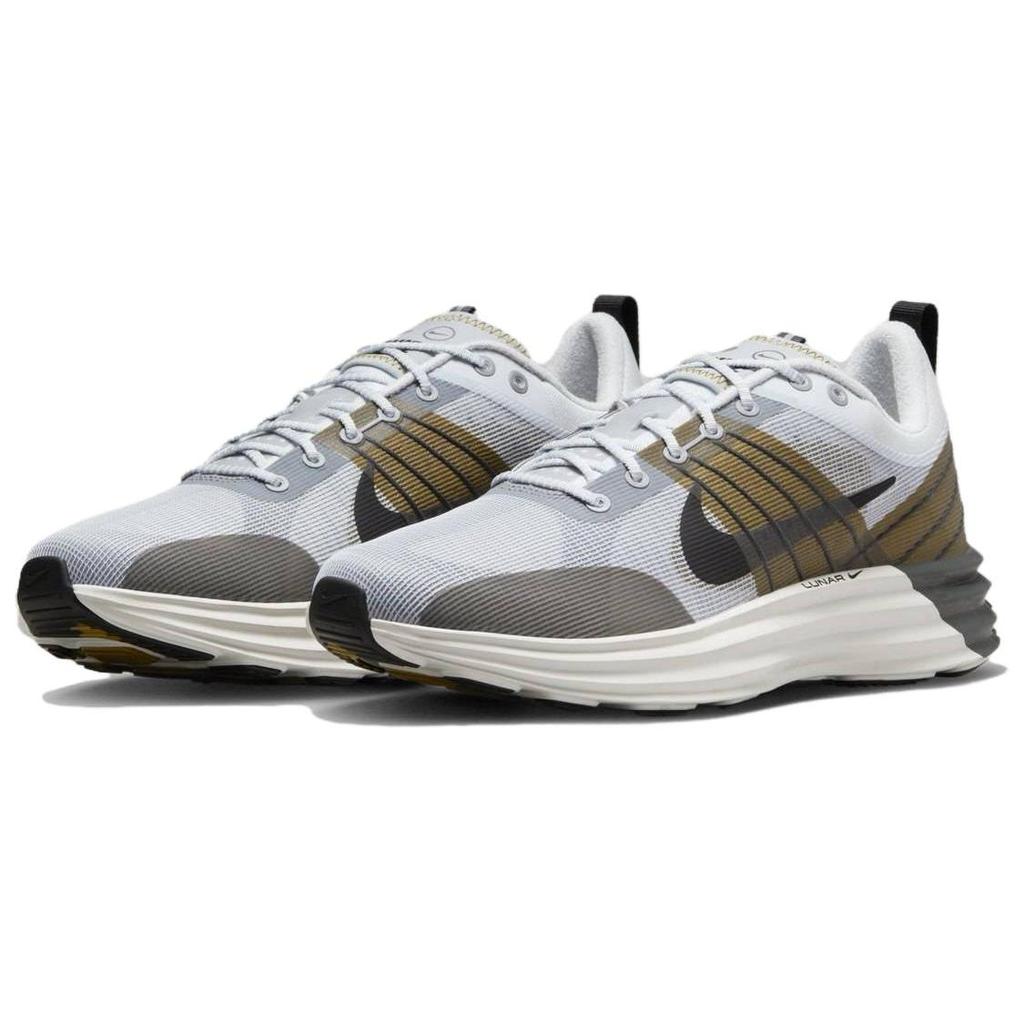 Nike Lunar Roam Desert Moss Men Sneakers White Pure-Platinum Black DV2440-001
