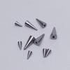 Stainless Steel Conical Piercing Replacement Balls for Lip, Eyebrow, Earring, and Navel Studs, 3-12mm