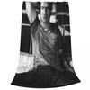 The Vampire Diaries Damon Salvatore Coperta Flanella Divertente Calda Coperte Plaid per Copriletto Primavera/Autunno