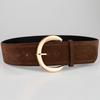 Historic Leather Wide Belt For Women And Men Adjustable Waistband Faux Leather Strap Historical Fashion Accessory