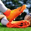 New high-top football shoes, men's and women's young college students' training shoes, long nails, broken nails, adult non-slip football training