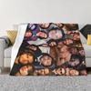 Jared Padalecki Photo Collage Throw Blanket Thermal Hair Blankets