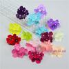 5-Prong Hydrangea Simulation Hairpin & Brooch Set for DIY Floral Arrangements