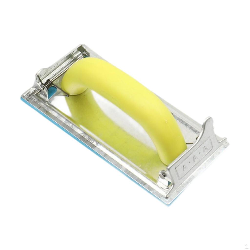 Hand Sander Grinder Metal Clip for Drywall Sandpaper Holder with Handle Sanding Block