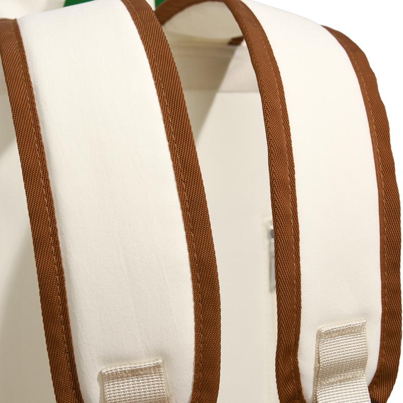 Travel Backpack Color Contrast Backpack Large Capacity Lightweight Student Schoolbag