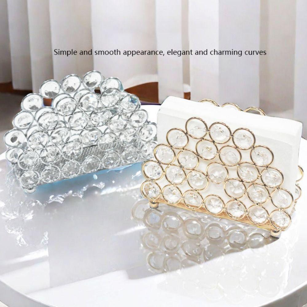 Nordic Style Serviette Holder Luxury Tissue Dispenser Practical Napkin Rack  Living Room