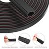 Joint de porte autocollant TPE 10 x 8 mm – 6 m, étanche et isolant, noir