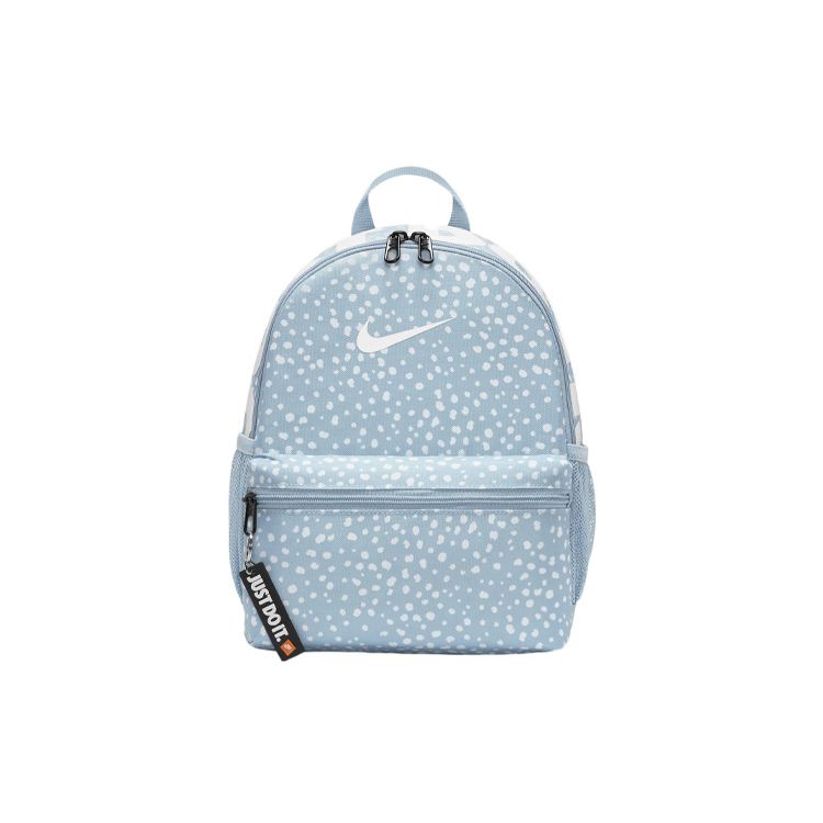 Nike Brasilia JDI All Over Print Fabric Backpack Small Women Backpack Blue DO6735-410 Blue