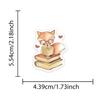50PCS Waterproof Cartoon Animal Reading Stickers for Kids - Graffiti Decals for Laptops Motorcycles Stationery Toy Decoration