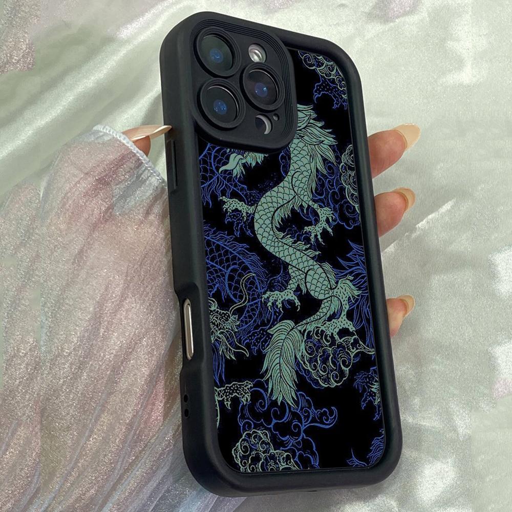 

JT275 Зеленый король драконов для iPhone 17 16 15 14 Pro Max Samsung S26 S25 Ultra A17 A16 A07 A56 Xiaomi 15T Redmi 15c Note 14 13 12 11 Мягкий чехол for iPhone 5/5s чёрный