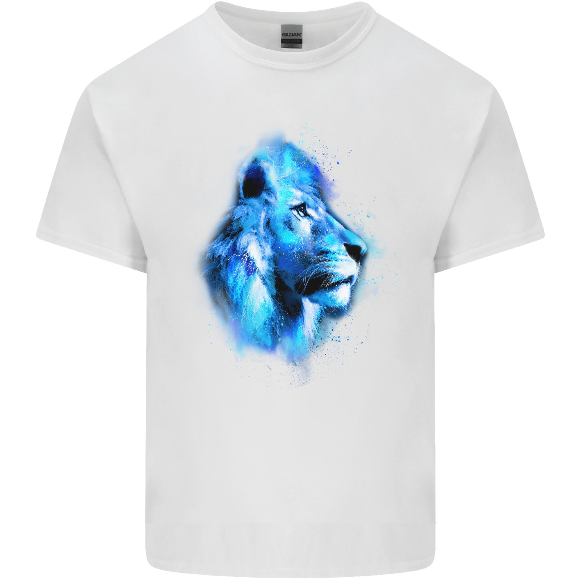 Watercolour Lion Unisexs Light Cotton TShirt S