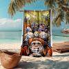 Labyrinth Fashion Beach Towel: Ideal for Summer Adventures Soft, Absorbent and Quick Drying Suitable for Swimming and Bathing