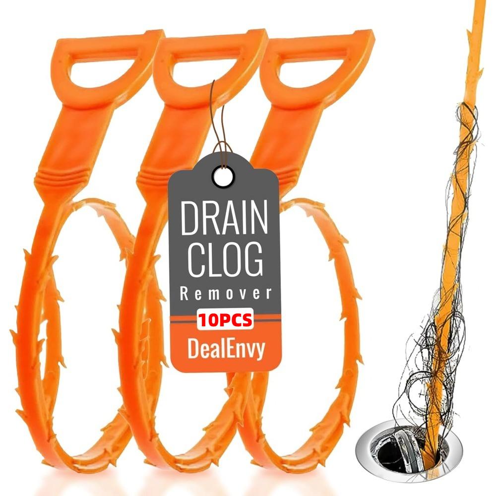 Creative sewer unclogging hook, hair hair floor drain unclogger, 50.5cm bathroom sink anti clogging cleaning hook