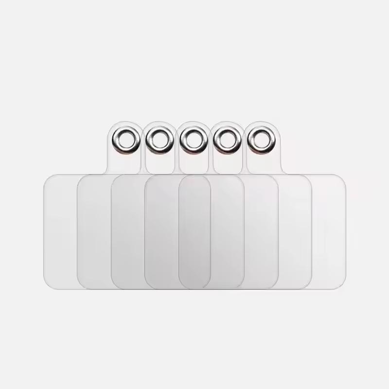 Transparent Matte Flexible Phone Lanyard Card Mobile Phone Universal Tether Tabs Hole Hanging Strap Patches Cord Clips Gasket