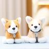 Shar Chinese Corgi Pei Small Plush Dog Doll Pendant For Girls Gifts Collection