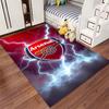 "Tappeto con Logo Arsenal con Design a Fulmine per Decorazione Soggiorno" Adatto per l'uso come antiscivolo per divani del soggiorno e della camera da letto