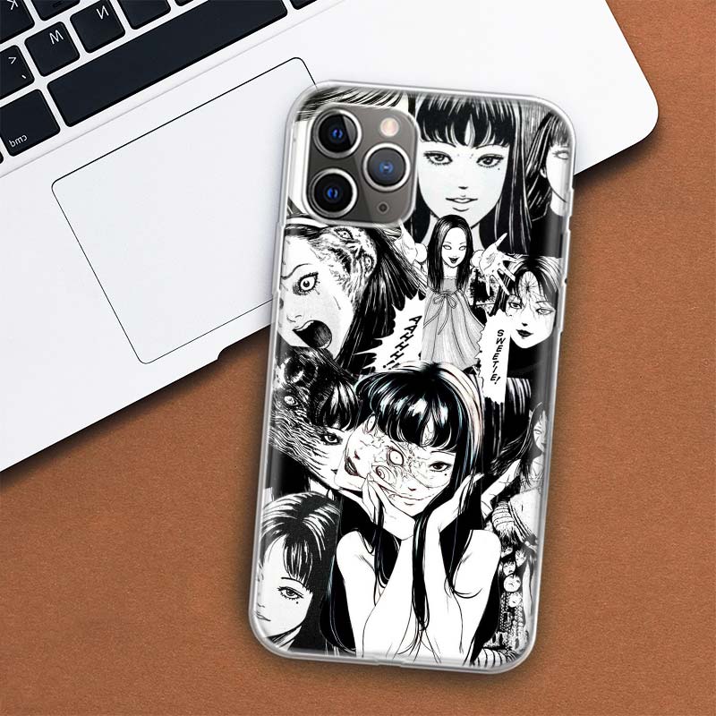 Anime Junji Ito Terror Horror Phone Case For Apple iPhone 11 12 13 14 Pro 7 XR X XS Max 6 6S 8 Plus + Mini 5 SE Print Soft Cover