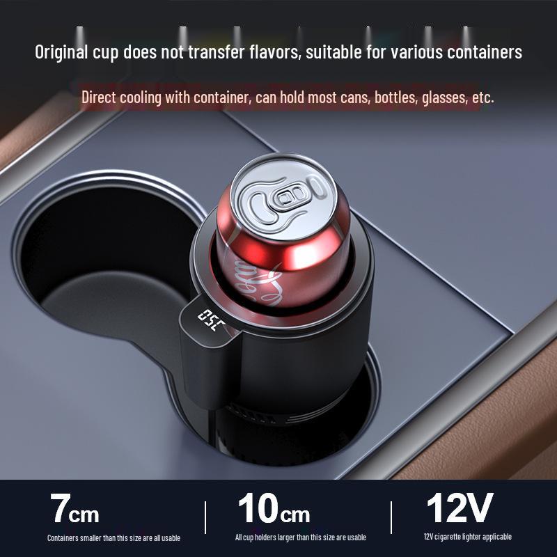 Car Cup Holder Temperature-Controlled Beverage Cooler/Warmer