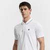 Fila Tennis Klassisch Mode Einfach Retro Sport Lässig Vielseitig Bequem Gestricktes Kurzarm-Polohemd Herren Oberteile Jade-Weiß A11M613101FWT