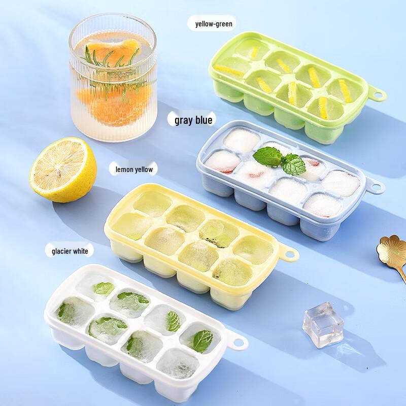 Changbaosen 10-Pack Ice Cube Tray Set with Lids