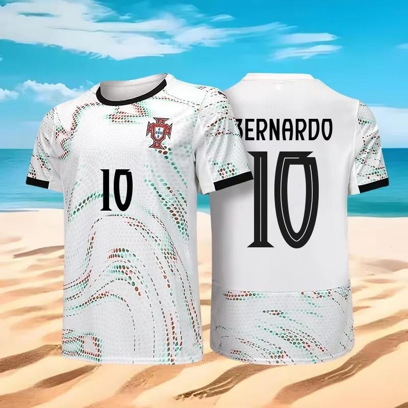 Ronaldo Fan Edition Football jersey Lightweight Breathable Sportswear Top Outdoor Training Tee Summer Men's T-shirt