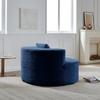 Ultra-soft Single Sofa with Backrest, High-resilience Foam.