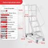 1.5m Mobile Order Picking & Safety Ladder with Platform
