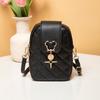 Rhombus messenger bag mobile phone bag hand new fashion shoulder bag bag bag