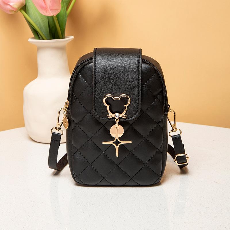 Rhombus messenger bag mobile phone bag hand new fashion shoulder bag bag bag