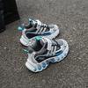 Boys' sports shoes 2025 spring and autumn new children's running shoes non-slip breathable soft sole lightweight girls' dad shoes tide