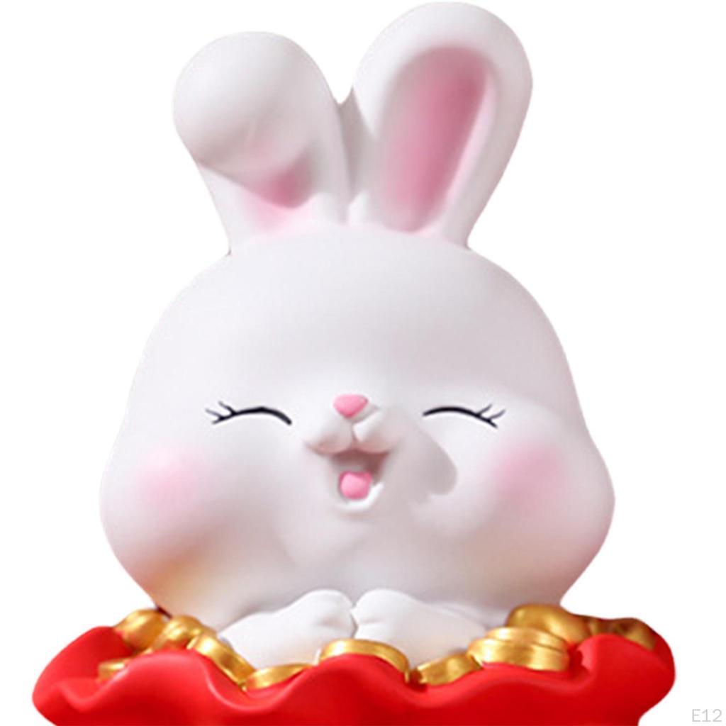 Statue Sculpture Photo Props Indoor Money Box Figurines for Desktop