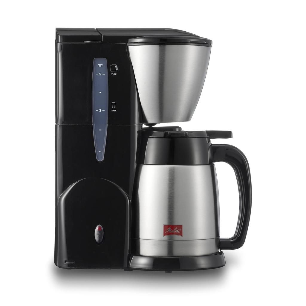 Melitta Noah Plus Filter Paper Coffee Maker, 700ml, Black, 5-Cup Capacity, SKT55-1B