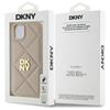 Dkny Dkhcp15Mpqdsle Iphone 15 Plus 6.7  Beżowy/Beige Quilted Stack Logo