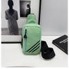 Casual Sports Messenger Bag Lightweight And Simple Shoulder Mobile Phone Bag Fashion Niche Personality Versatile Chest Bag