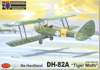 KP Model Scale Tiger Moth International Plastic Model Kit KPM0519 1/72 DH-82A (Airplane)