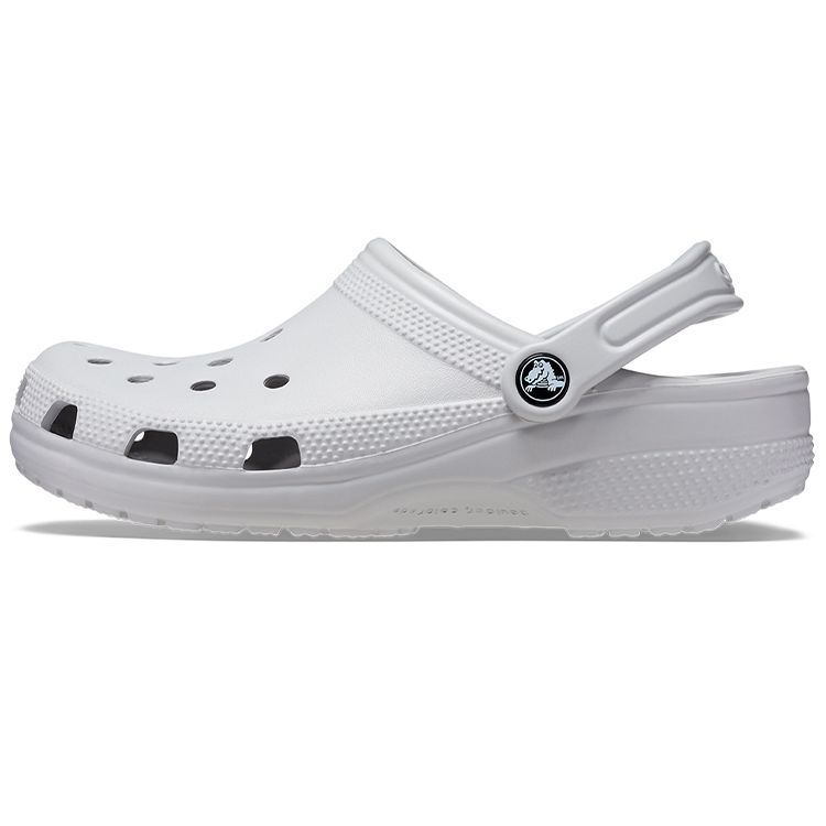 Crocs Classic Clog Unisex Atmosphere Gray EVA 2cm Breathable Outdoor Sports Sandals 10001-1FT