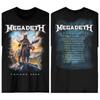 Megadeth Nuovo Album Tour 2026 Grafica Cotone Unisex Maglietta Estate Girocollo Unisex Stile Hip Hop Y2k T-shirt a Manica Corta Regalo per Fan