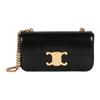 Claude Shiny Calfskin Crossbody Bag, Shoulder Bag Regular Women's Black 115203BF4-38NO