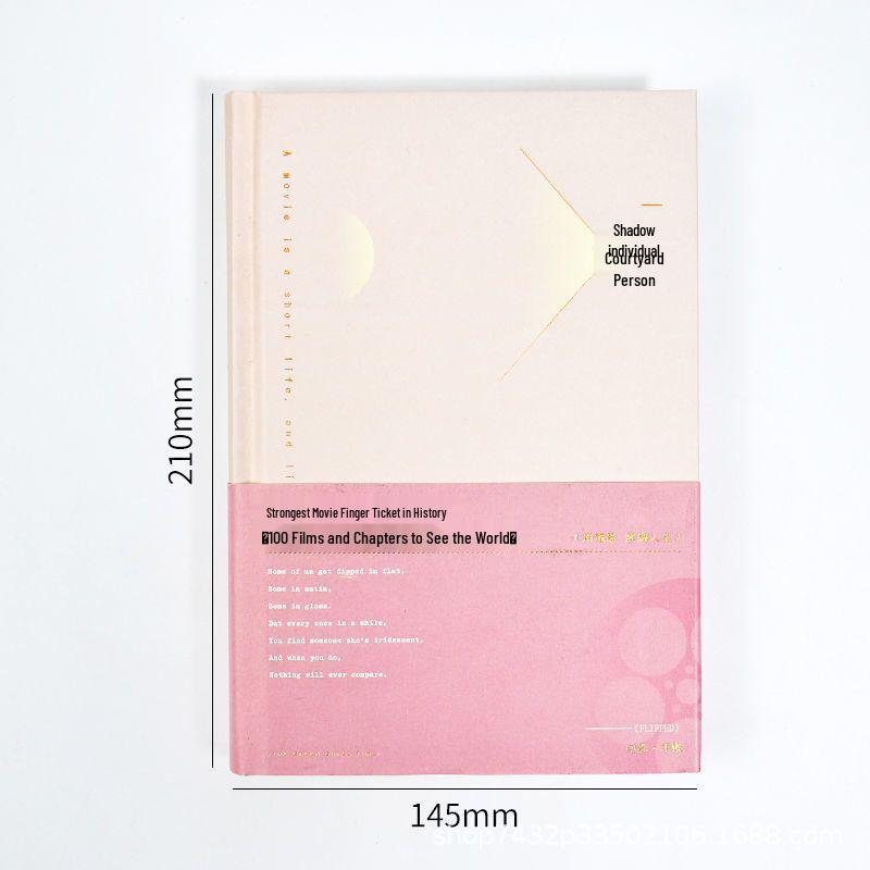 Qinghe Ji Classic Movie A5 Thickened Retro Notebook - Creative Diary for Students