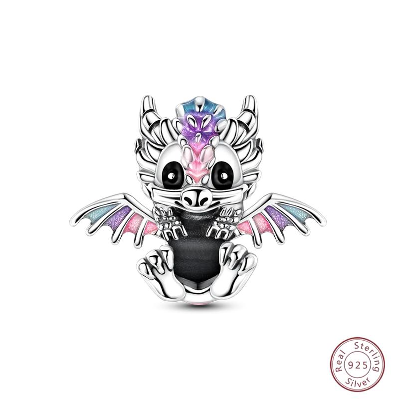 Firefly Cute Cats And Dogs Beaded Copper Pendant Suitable For Original Charms Bracelet Diy Exquisite Women Jewelry