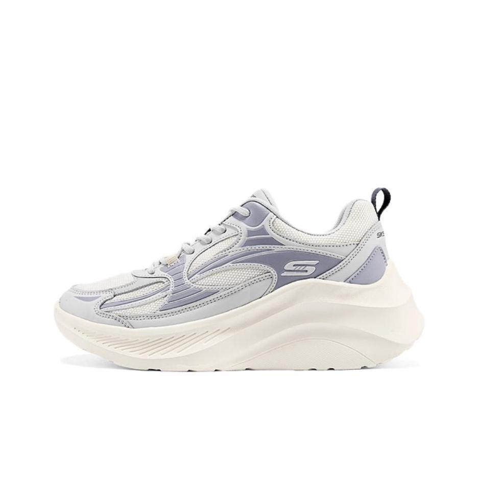 Skechers Повседневные Удобные Универсальные Прочные Дышащие Увеличивающие Рост Lifestyle Обувь Женская Обувь Серый 117523-LTGY 36