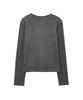 Syupeodeulai Women'S V-Neck Henley Long Sleeve Charcoal Sdfilcq46Chl