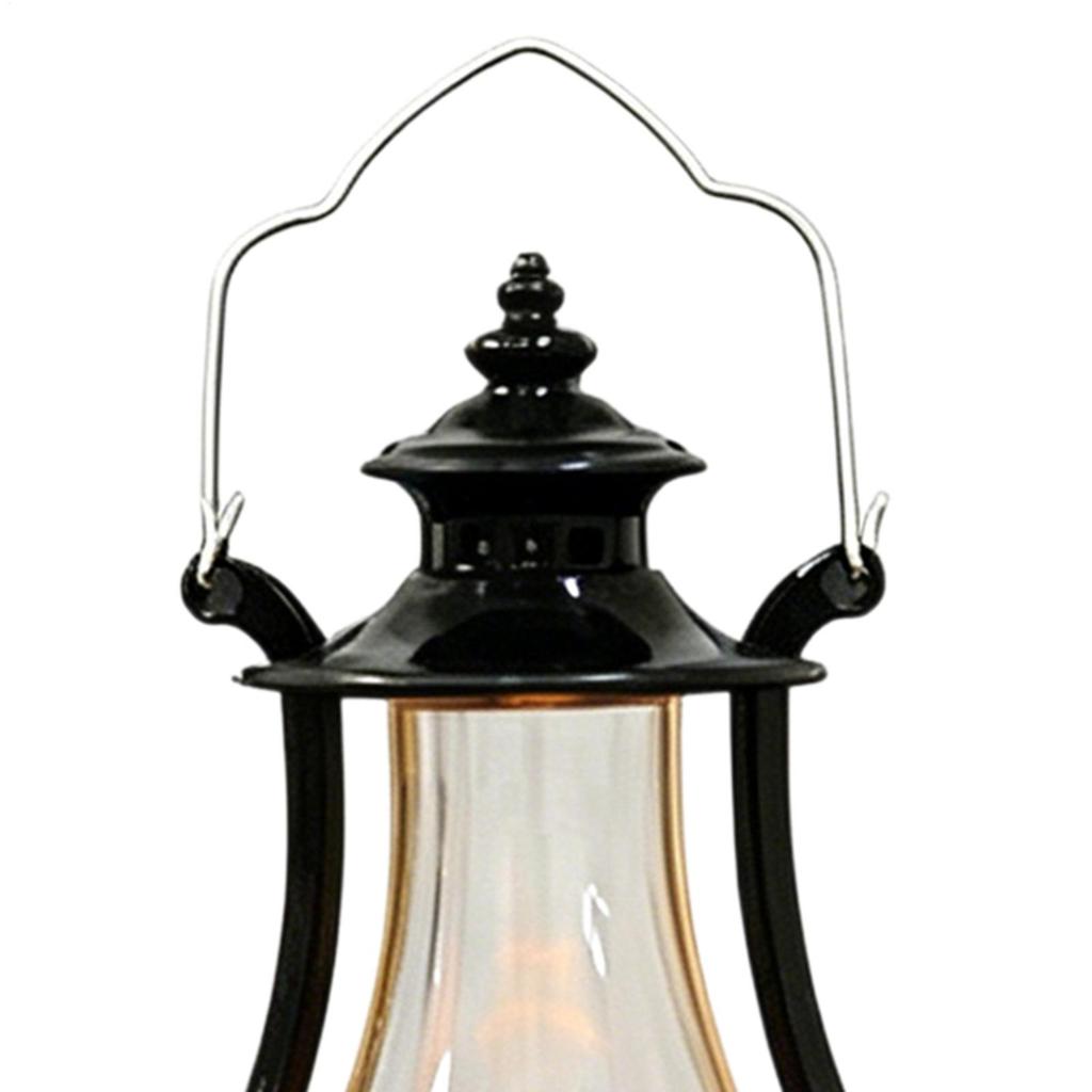 LED Oil Lamp Vintage Portable Hangable Battery Operated Electric KeroseneLantern for Home Living Room Bedroom Table Centerpiece