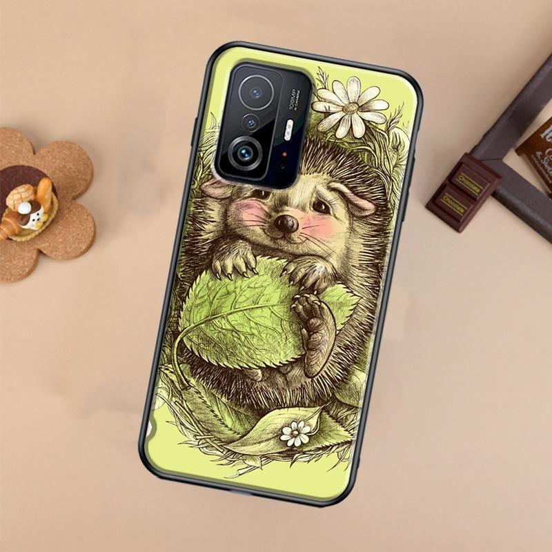 Kawaii Little hedgehog colored Case For Xiaomi POCO X7 X6 Pro X3 X5 M6 F3 F5 F6 Pro 11T 12T 13T 14T Pro 13 14 Ultra Cover