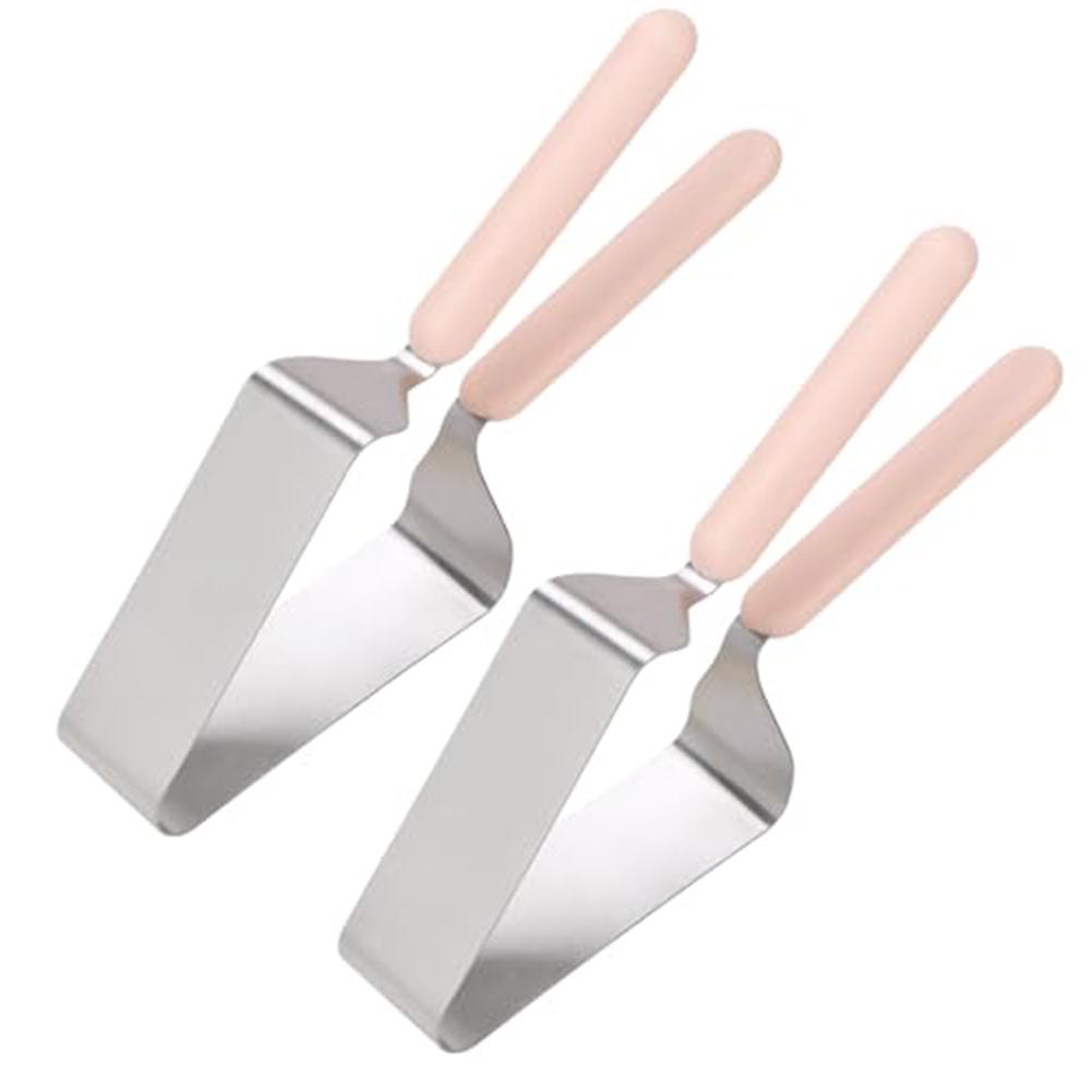 1/2pcs Triangular Stainless Steel Cake Slicer Dessert Shop Cutter Fudge Dessert Slicing Processing Birthday Kitchen Tools