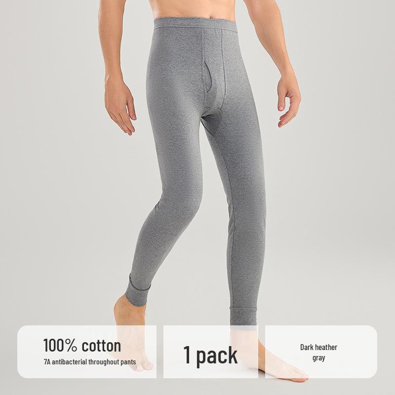 Colanți termici din bumbac 100% pentru bărbați 2025: Strat de bază ușor, mulat, pentru toamnă și iarnă