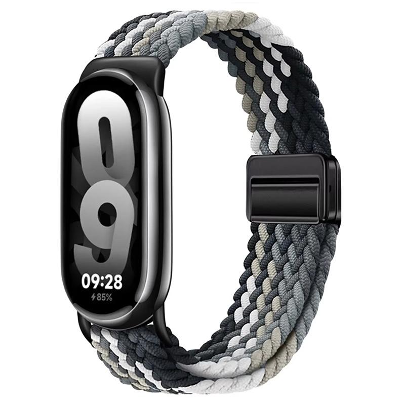 For Xiaomi Mi Band 10 strap Accessories breathable nylon Magnetic Braided Bracelet belt pulseira correas for Xiaomi Mi band 9 8
