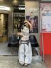 Women's Hip-Hop Style Patchwork Wide-Leg Overalls for Spring/Summer