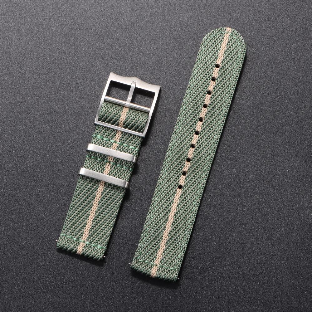 Nylon Uhrenarmband Schnellverschluss 20mm 22mm Armband für Militär Gewebtes Canvas Stoff Armband für Omega Ersatz Sportarmbänder